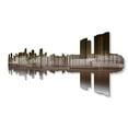 thumbnail image 4 of ALL MY WALLS 'Miami Reflection II' Ash Carl Metal Wall Art, 4 of 4
