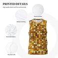 thumbnail image 3 of Sikiie Bright Shiny Golden Basketball Jersey Reversible Men's Mesh Athletic Sports Shirts Training Practice S-4XLSmall, 3 of 6