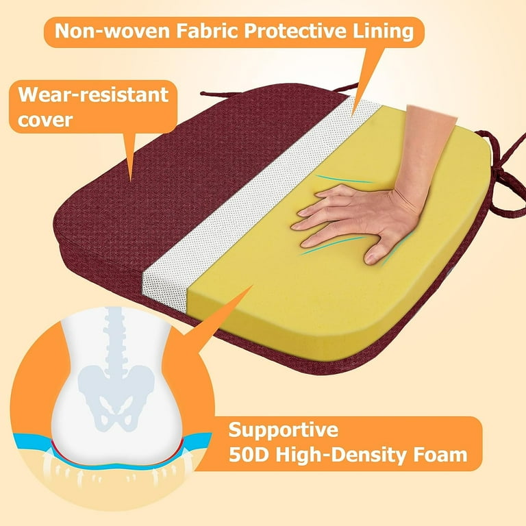 D shaped kitchen seat pads hotsell