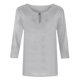 thumbnail image 5 of Camiseta con cuello volado para mujer: manga tres cuartos, color liso, prenda informal para interior/exterior, tallas S/XXL., 5 of 5