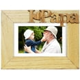 thumbnail image 4 of Isaac Jacobs Natural Wood Sentiments I Love Papa / I Heart Papa Picture Frame, 5x7 inch with Mat, Photo Gift for Papa, Grandpa, Family, Display on Tabletop, Desk Natural, 5x7 Matted 4x6, 4 of 4