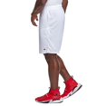 thumbnail image 2 of Champion Mens Long Mesh Shorts with Pockets, XL, White, 2 of 2
