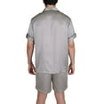 thumbnail image 6 of Men's 100% Silk Short Pajamas Set, 6 of 10