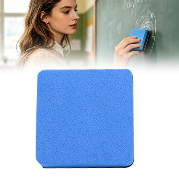HonestMatter Whiteboard Eraser, Dry Erase Eraser with Strong Magnet, White Board Eraser Soft Sponge for Chalkboards and Glass Boards, 1 Pack