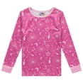 thumbnail image 2 of Btween 4-Piece Girls' Pajama Sets - Girls' Sleepwear, Long Sleeve Shirts, PJ Legging Pants - Graphic Pajamas for Girls, 2 of 5