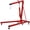 Black+Red, variant on 25 Gallon Low Profile Oil Drainer with Electric Pump for Trucks SUVs, Black Steel