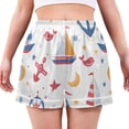 thumbnail image 7 of joogoo Women's Pajama Lounge Shorts Sailing Ship Bottoms Sleep Short M, 7 of 7
