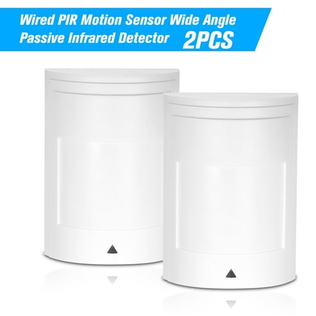 Passive Infrared Sensor - 2PCS Wired PIR Motion Sensor Wide Angle Passive Infrared Detector For Home Burglar Security Alarm System