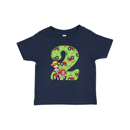 

Inktastic Tractor Boy 2nd Birthday Gift Baby Boy T-Shirt