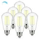 thumbnail image 1 of Bombillas LED Brightever de 7 W, 850 lúmenes, vintage, E26, 5000 K, paquete de 6, 1 of 7