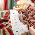 thumbnail image 5 of Manfei Cute Christmas Gingerbread Man 7 Pieces Full Size Bedding Sets,Western Xmas Festive Full Size Bed in a Bag,Xmas Reversible, 5 of 7
