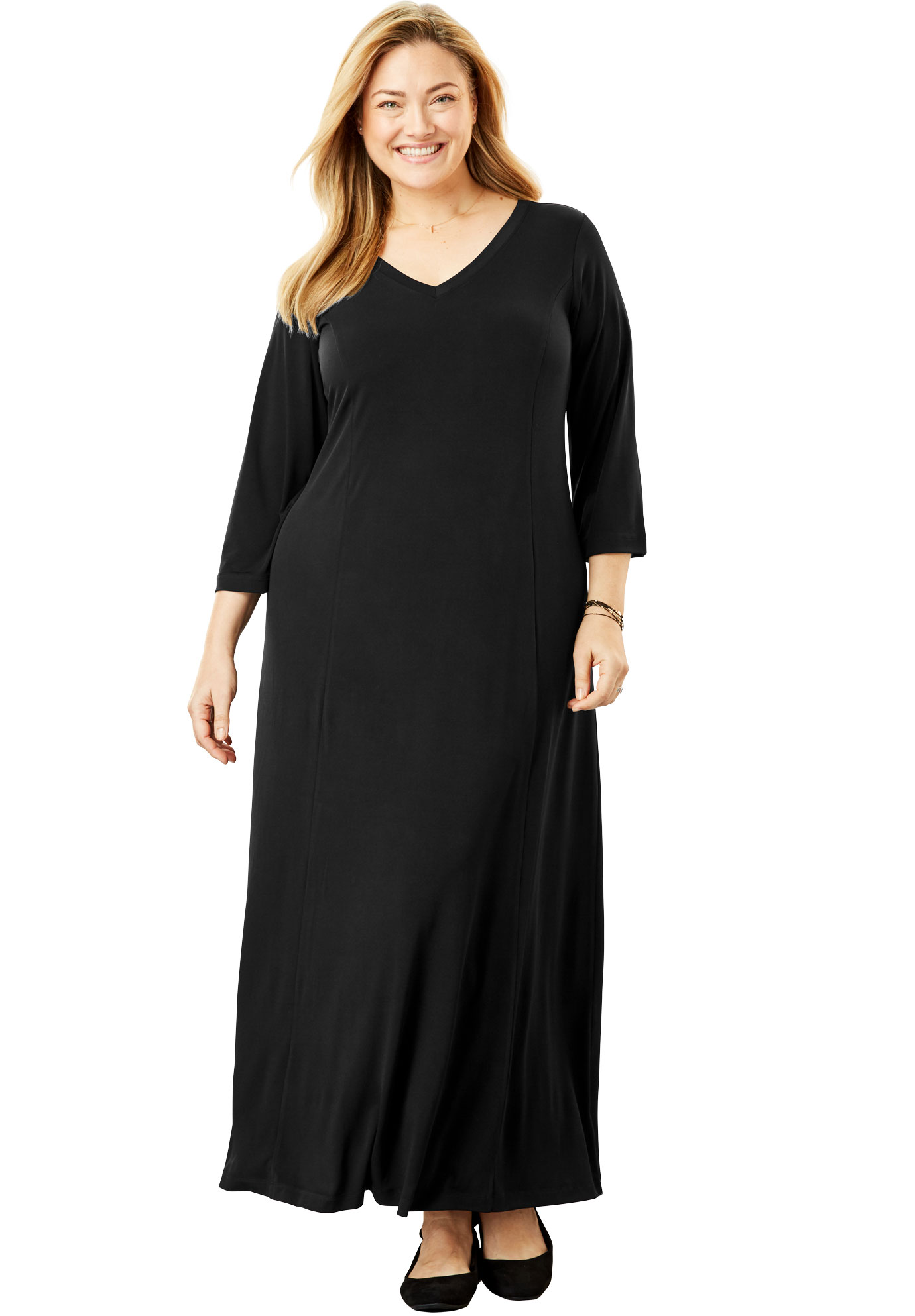 woman within maxi dresses
