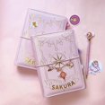 thumbnail image 3 of SAYTAY Cuaderno de cuentas de mano de Sakura para niña mágica, material de herramienta de contabilidad de mano, conjunto completo de lindo cuaderno de hojas sueltas ST-001, 3 of 5