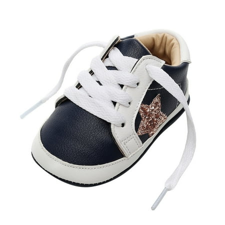 

Yinguo Baby Boots Girls Boys Cartoon Shoes First Walkers Shoes Blue 13