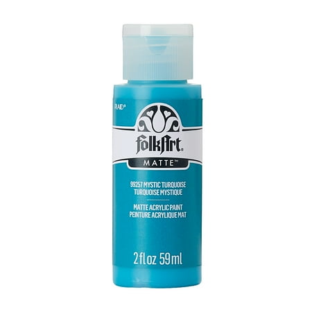 UPC: 0028995992575 | FolkArt Acrylic Craft Paint Matte Finish Mystic Turquoise 2 fl oz