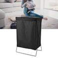 thumbnail image 1 of Foldable Laundry Baskets, Blanket Storage Basket, Thickened Iron Frame, Large Capacity Clothes Hamper, for Books Towels, 1 of 7