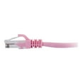 thumbnail image 3 of C2G 7ft Cat6a Snagless Unshielded (UTP) Network Patch Ethernet Cable - Pink - Patch cable - RJ-45 (M) to RJ-45 (M) - 7 ft - UTP - CAT 6a - molded, snagless, stranded - pink, 3 of 3