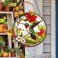 thumbnail image 2 of Clearance! Welcome Door Hanger Double Colorful Hummingbird Butterfly Hanger Window Gallery Home Decoration Hanger, 2 of 9