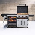 thumbnail image 3 of Blackstone 3-in-1 28" XL Propane Griddle, Vertical Smoker, and Prep Cart Combo, 3 of 20