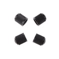 thumbnail image 3 of Cubierta De Polvo Del Aire De Tapa Vástago De Válvu Del Neumático Ruedas Automático De Plástico Negro Soledad tapa de la válvula del neumático, 3 of 9