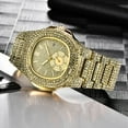 thumbnail image 6 of Jewelry On Man Steel Wristwatch Luxury Fashion Classic Designer Luxury Golden Gold, 6 of 7