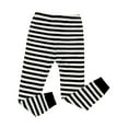 thumbnail image 4 of Conjuntos de pijamas a rayas de manga larga de algodón blanco y negro, Pijamas para niños de 1 a 8 años, Pijamas de Navidad para niños, ropa de dormir para bebés PJS, 4 of 4