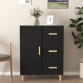 thumbnail image 1 of vidaXL Sideboard Black 69.5x34x90 cm Engineered Wood, 1 of 5