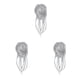 thumbnail image 4 of Vogacara Moño de cola de caballo de fibra, peinado multiusos esencial para mujeres, extensión de cola de caballo, cabello rizado para mujeres Type1 NO1, 4 of 6