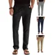 thumbnail image 3 of Pantalones Marthe Ku01 Hombre Largo Algodón Con Puños, 3 of 6