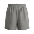thumbnail image 6 of Liyamei Boys Athletic Shorts with Pockets for Summer Sports Wear Size 5-14,Grey, 6 of 7