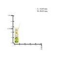 thumbnail image 2 of JewelersClub 1/2 Carat T.G.W. Peridot And White Diamond Accent 14K Gold Over Silver Pendant,18", 2 of 4