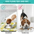 thumbnail image 4 of Fresh Lemon Dog Bowl Mat - Non-Slip Absorbent Pet Food Pad with Bright Yellow Vintage Design, Large Size for Messy Eaters, 4 of 5