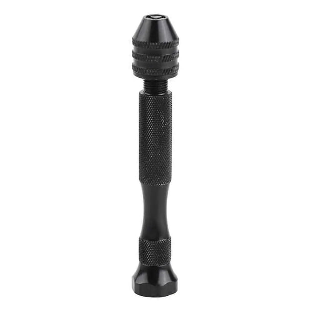 Mini Micro Aluminum Hand Drill With Keyless Chuck HSS Steel Twist Drill Bit Woodworking Drilling Rotary Tools Hand Drill Manual