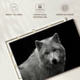 thumbnail image 6 of Elephant Stock Phantom Wolf Wall Art - Horizontal Canvas Wall Art - Living Room Wall Decor - Animal Canvas - Black And Gray Decor - 45" x 30", 6 of 8