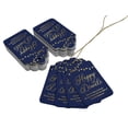 thumbnail image 3 of Inkdotpot 50 Pack Real Gold Foil Paper Tags Happy Diwali Favor Hang Tag, 3 of 6