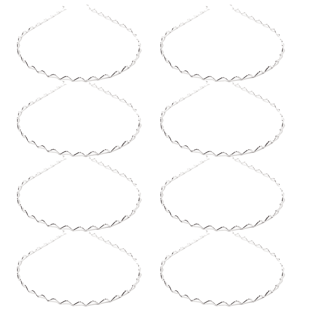 Diadema ondulada dorada, diadema simple de metal, accesorios delicados para el cabello, diadema para regalos de San Valentín para damas y niñas Adepaton CPB-DE-LYY935-6