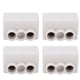thumbnail image 4 of Bloque de terminales de cableado en forma de T, divisor principal de alta potencia, conector industrial, 400 V, 60 A (1 entrada, 2 salidas, ZK-306), 4 unidades, 4 of 14