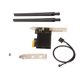 thumbnail image 1 of Tarjeta Wifi PCIE, Tarjeta Wifi Interna De Alta Ganancia De 6dBi Para Winodows Para Computadora ANGGREK Internal Wifi Card, 1 of 8