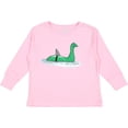 thumbnail image 3 of Inktastic Nessie Shark Boys or Girls Long Sleeve Toddler T-Shirt, 3 of 5