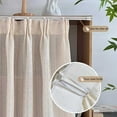 thumbnail image 4 of Dustproof curtain for shelves, bookshelf short curtain, closet shade curtain, cabinet curtains for kitchen with sliding rails, easy to clean, 4 of 7