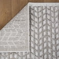 thumbnail image 6 of Luxe Weavers Geometric Chevron Mushroom 2x7 Runner Rug, 6 of 9