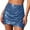 Blue, variant on Women's Sequin Fringe Sequin Sparkly Skirt Low Waist Bodycon Party Club Shorts Mini Micro Glitter Skirts Rave Outfit Blue One Size