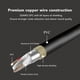 thumbnail image 3 of Divisor de cable XLR, XLR de cable femenino A MASCLINO ESTABLE Y SILENCIOSO BIDIRECCONAL DE 0.5 M DE LONGITUD PARA UNA BATIDORA DE ALTAVOCES DE MICRÓFONO, 3 of 7