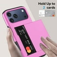 thumbnail image 3 of REQO Compatible with iPhone 17 Pro Max Case Wallet,Built-in Card Holder, Heavy Duty Protective Dual Layer Shockproof Hidden Card Slot Slim Wallet Phone Cover for iPhone 17 Pro Max, 3 of 7