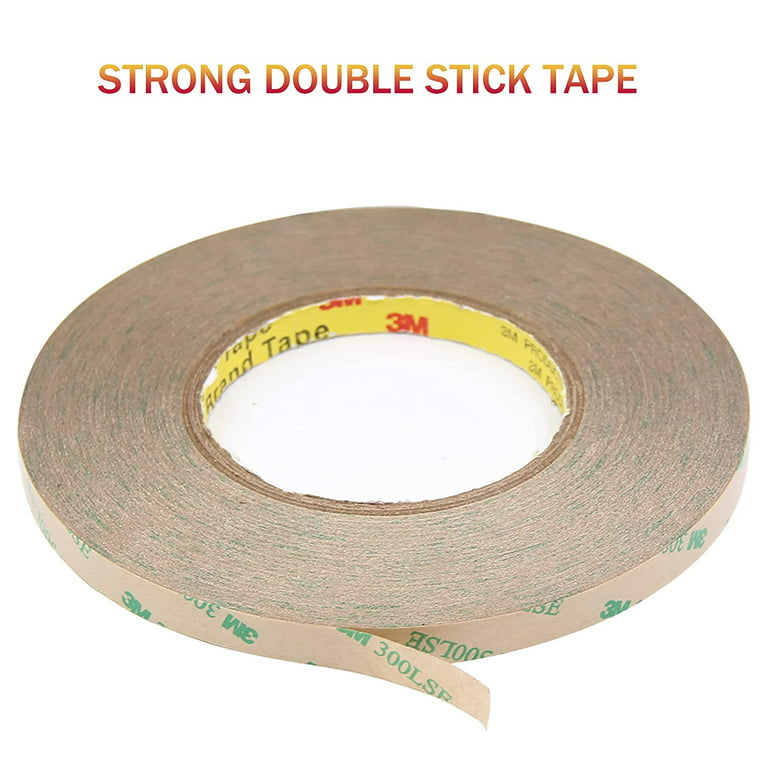Clear 3M Double Sided VHB TAPE ~ 10mm wide x 1mm thick ~ MOUNTING Self  Adhesive