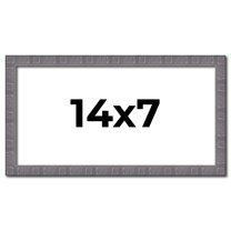 14x7 Frame Blue Kingsley Pewter Solid Wood Picture Frame Width 0.75 Inches |Interior Depth 0.5