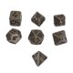thumbnail image 1 of Juego de dados poliédricos, 7 piezas de dados poliédricos, dados de juego transparentes, dados poliédricos, diseño elevado, 1 of 5