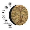 thumbnail image 5 of Balery World Map1tire Cover Waterproof Dust-Proof, Universal Spare Wheel Tire Cover For Trailer, Rv, Suv Truck And Vehicle Camper Accessories-14 Inch, 5 of 9