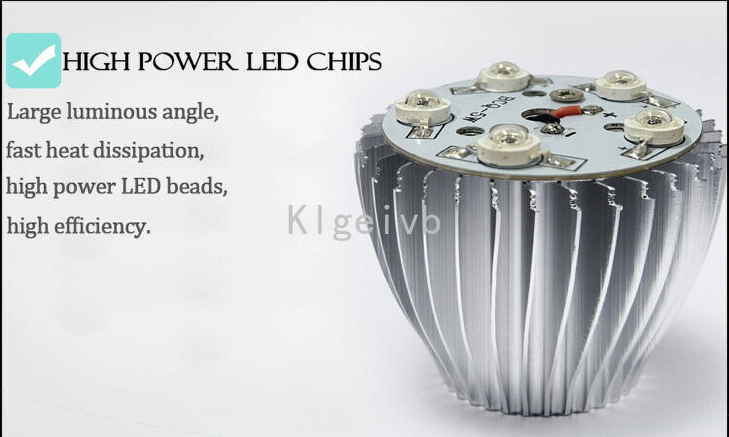 5X 3W high power E27 E26 LED 940nm IR Infrared Light Bulb for CCTV illuminator No Glow, Night Vision for Security CCTV Camera