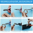 thumbnail image 5 of FUYGRCJ 6PCS Jewelry Pliers Set, Jewelry Making Plier Tools Kit Includes Needle Round Nose Pliers, Wire Cutters, Crimping Pliers, Bent Nose Pliers, End Nippers for Jewelry Making DIY Crafts, 5 of 8